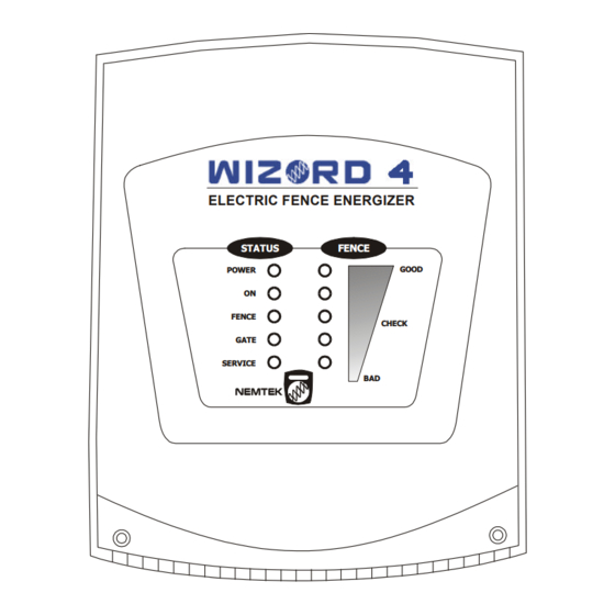 Nemtek WIZORD 4 Electric Fence Energizer Manuals