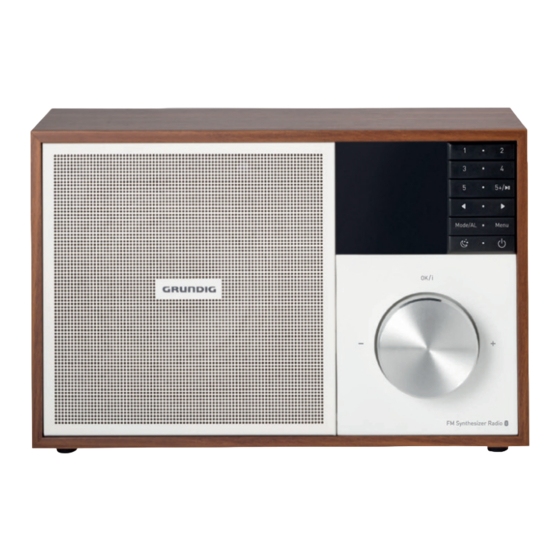 Grundig WTR 3000 BT Manual
