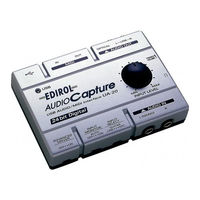 Edirol AudioCapture US-20 Owner's Manual