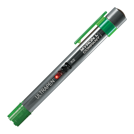 Myron L ULTRAPENX2 PTBT5 Quick Start Manual