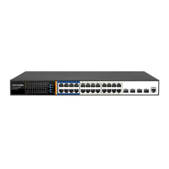 User Manuals: Hored PS2024G Managed PoE Switch