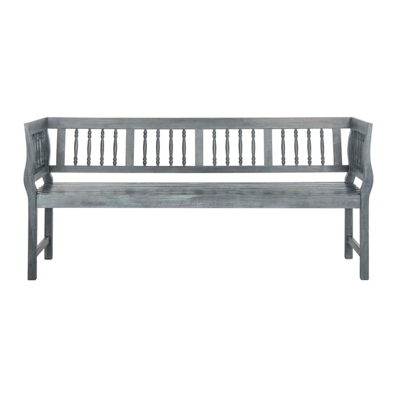 Safavieh Outdoor Brentwood PAT6732 Assembly Instructions