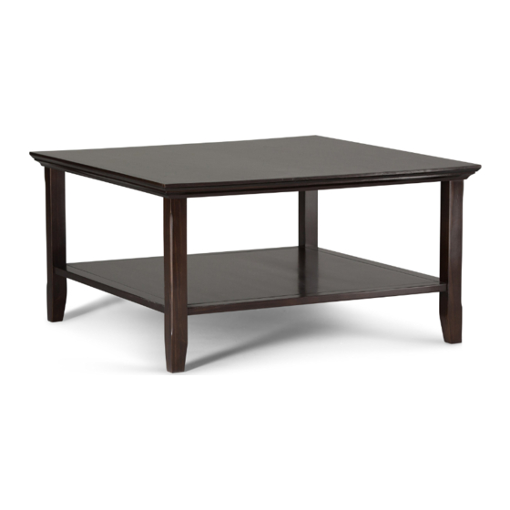 SIMPLIHOME brooklyn+max WyndenHall AXCRACA02-BRU Manual