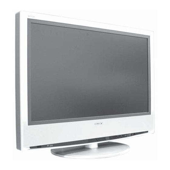 Sony KDL-S23A11E Service Manual