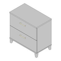 BUSH FURNITURE A186632B Assembly Instructions Manual