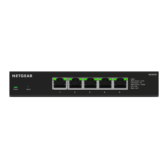 NETGEAR MS305E Installation Manual
