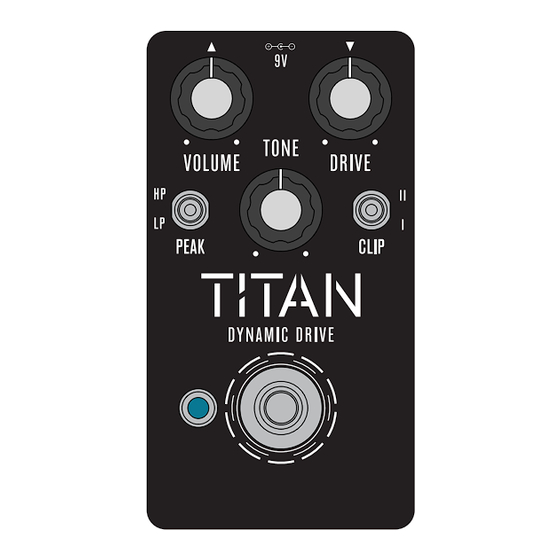 aion Fulltone OCD TITAN Manuals