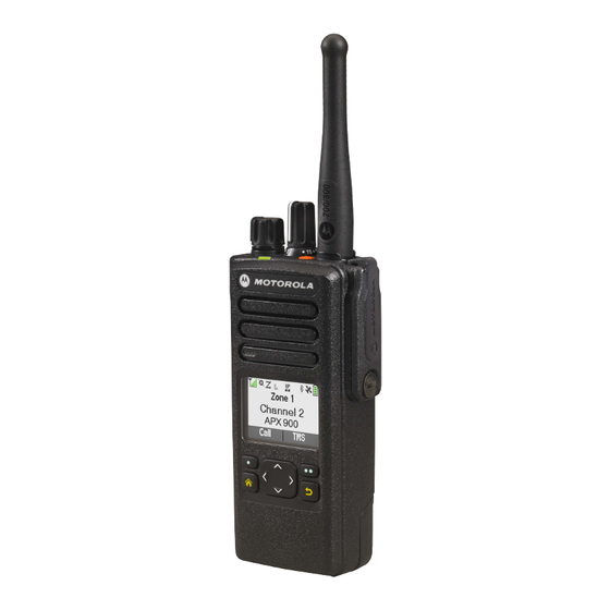 Motorola solutions APX 900 2 User Manual
