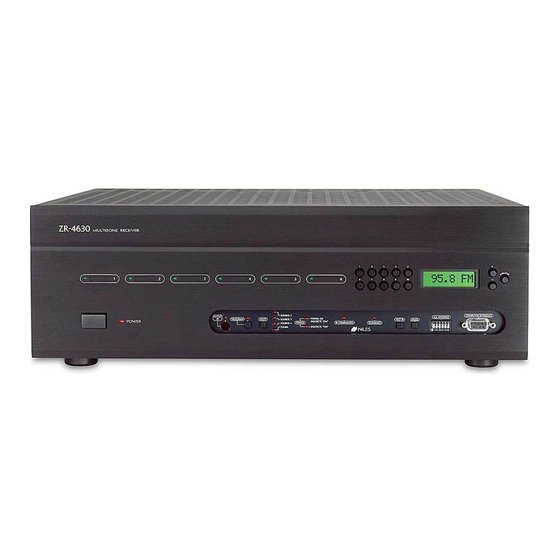 Niles ZR-4630 Technical Bulletin