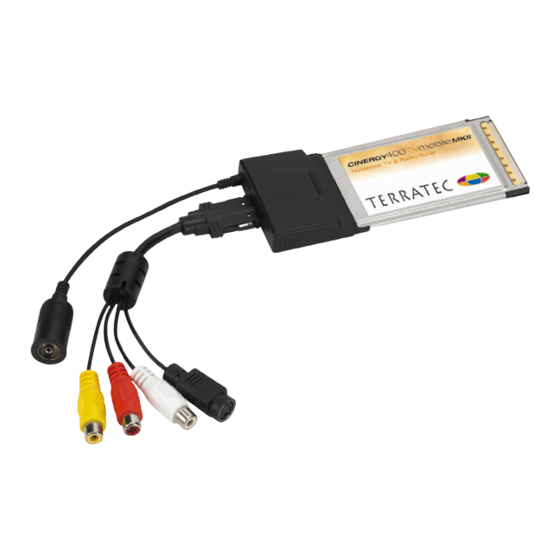 TerraTec CINERGY 400 TV MOBILE MKII Technical  Details