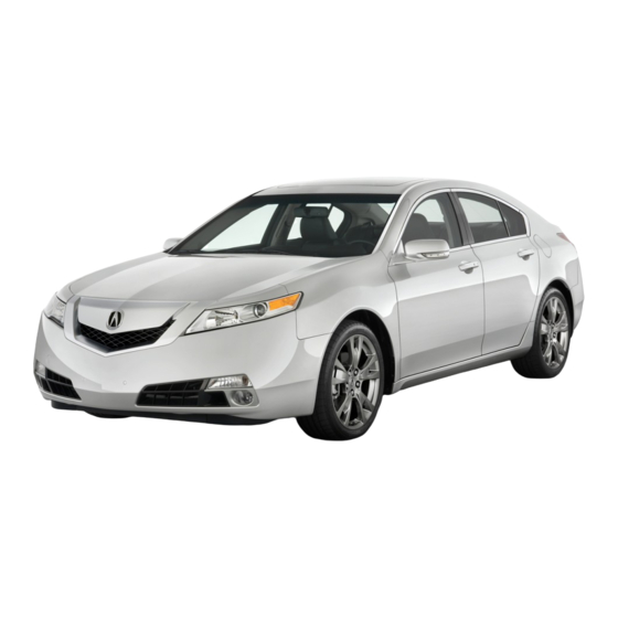 Acura 2009 TL Owner's Manual