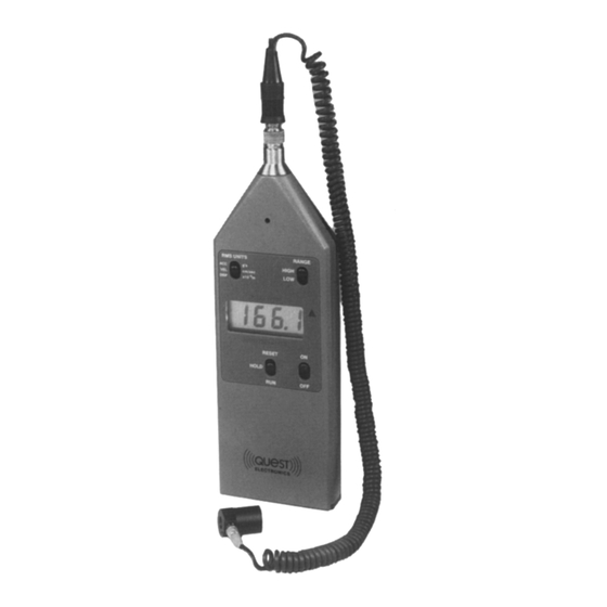 Quest Technologies VI-100 Instructions Manual