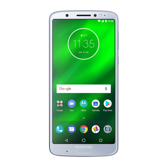 Motorola moto G6 PLUS Manuals