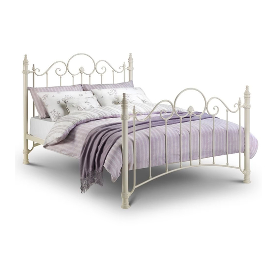 Happybeds Florence Metal Bed Assembly Instructions Manual
