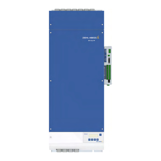 ZIEHL-ABEGG ZA dyn 4B 110 Original Operating Instructions
