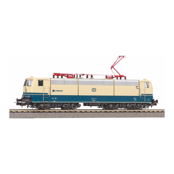 PIKO BR 181.2 Instructions For Use Manual