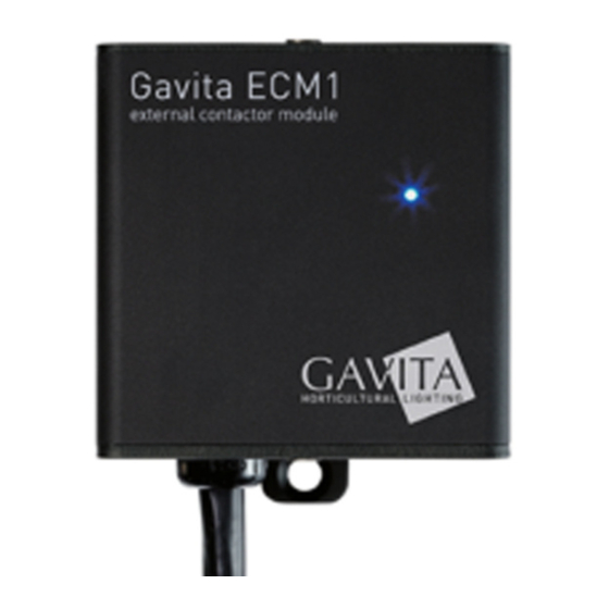 Gavita ECM1 AU Manual
