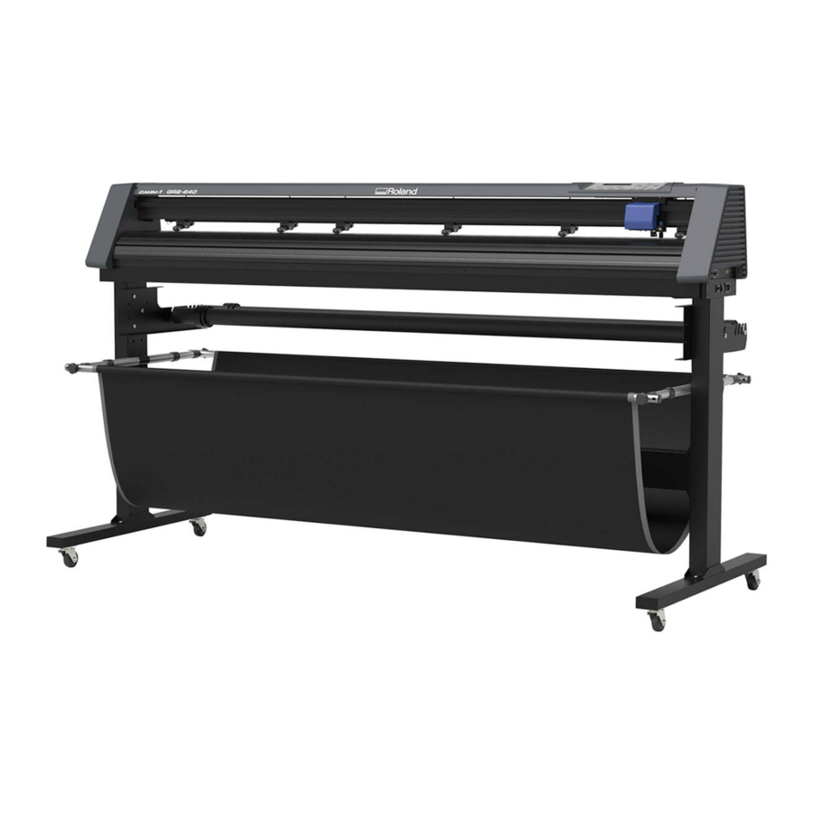 Roland CAMM-1 GR2-640 Setup Manual