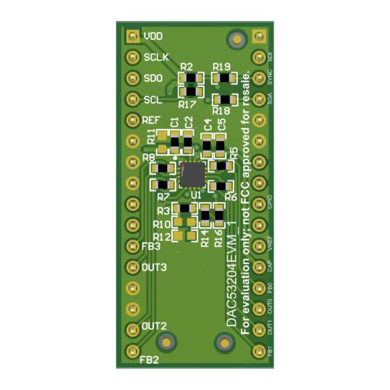 Texas Instruments DAC53204EVM User Manual