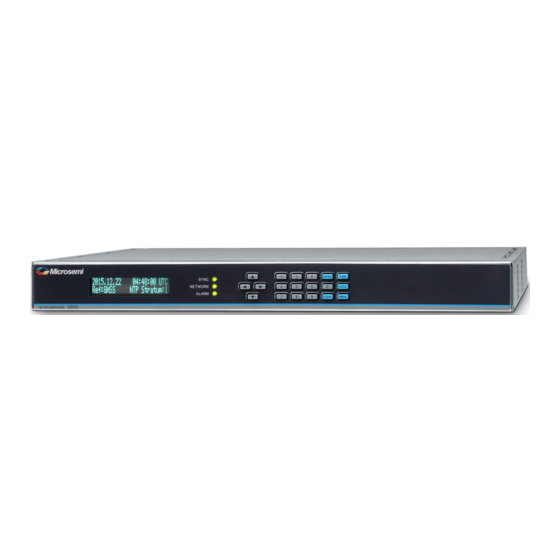 Microsemi SyncServer S600 User Manual