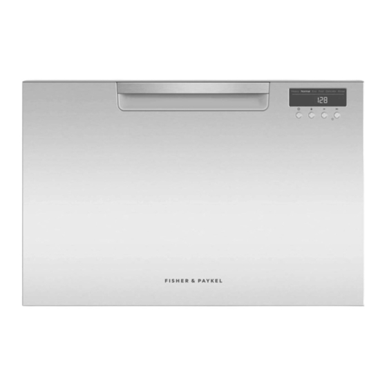 Fisher & Paykel SINGLE DISHDRAWER DD24SA9 Installation Manual