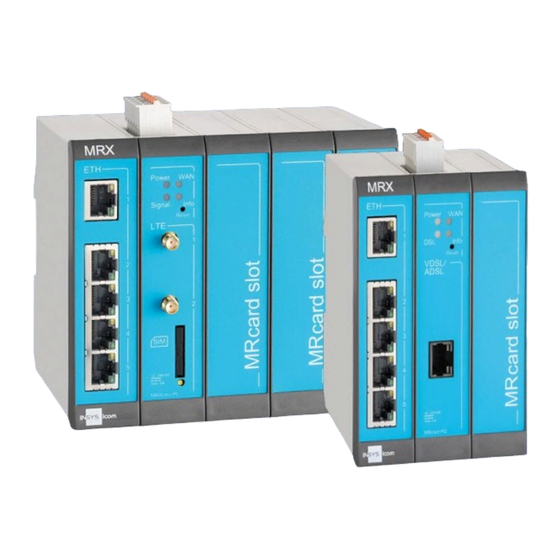 insys icom MRX Installation And User Manual