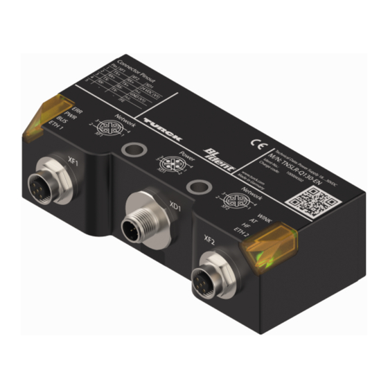 turck TNSLR-Q130-EN Instructions For Use Manual
