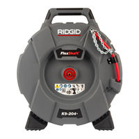 RIDGID FlexShaft K9-204+ Manual