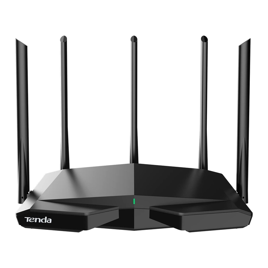 Tenda RX27 Pro, TX27 Pro Manual