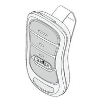 Genie 3 Button Remote Operating Instructions