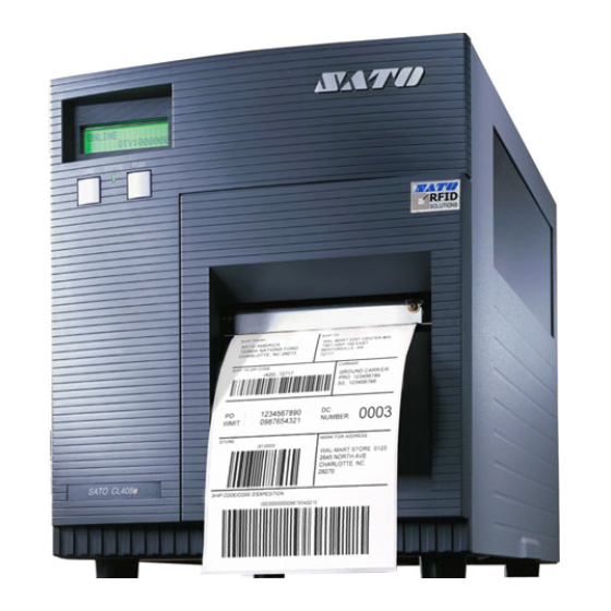 SATO CL408e Service Manual