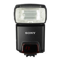 Sony HVL-F42AM - Hot-shoe clip-on Flash Operating Instructions Manual