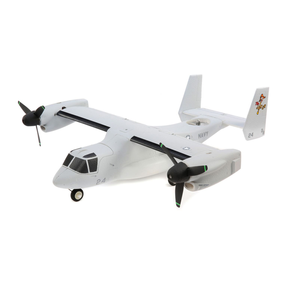 Horizon Hobby E-Flite V-22 Osprey VTOL Instruction Manual