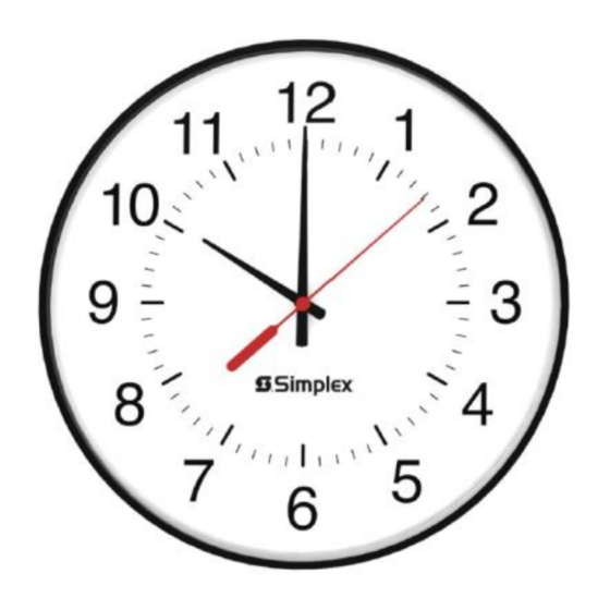 Simplex 6310-9221A Quick Start Manual
