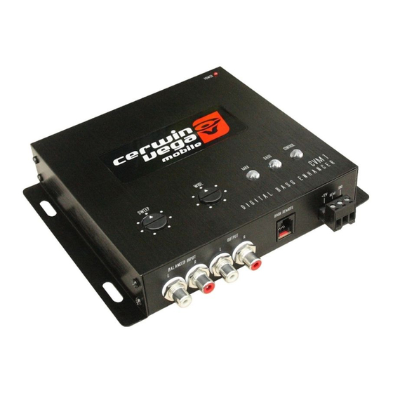 Cerwin-Vega CVM1 User Manual