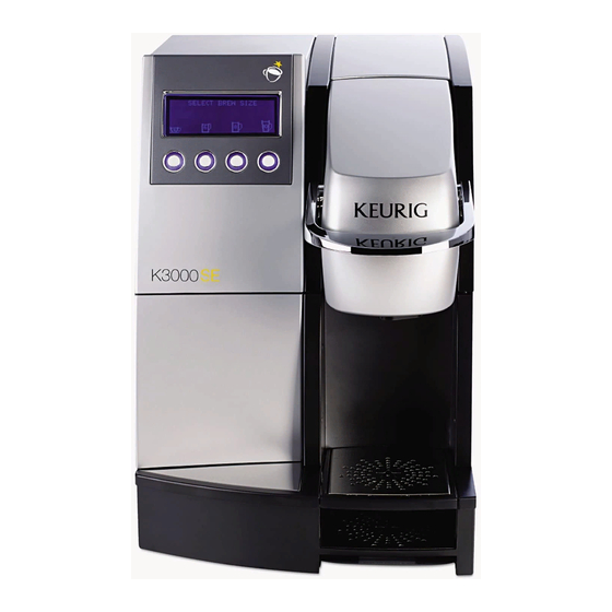 Keurig Hot K-Cup K3000SE Owner's Manual