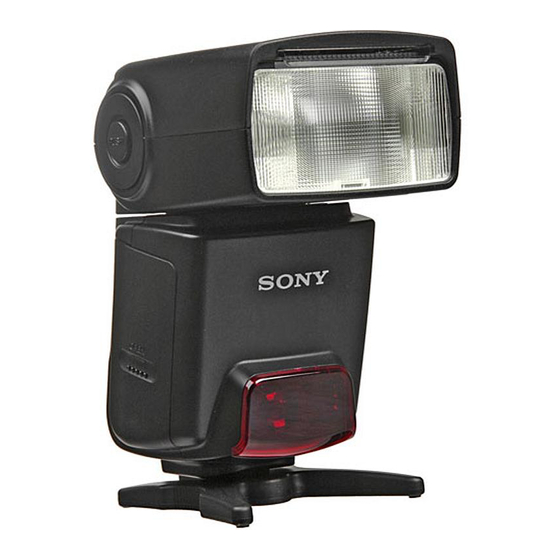 Sony HVL-F42AM - Hot-shoe clip-on Flash Manuals