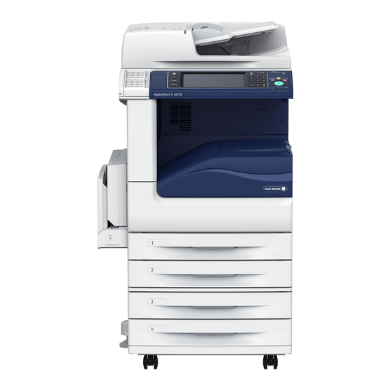 Fuji Xerox ApeosPort-IV 5070 Quick Reference Notes