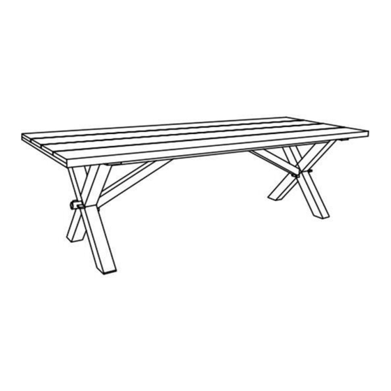siena GARDEN Almada 383.781 Assembly Instruction