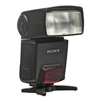Sony HVL-F42AM - Hot-shoe clip-on Flash Operating Instructions Manual