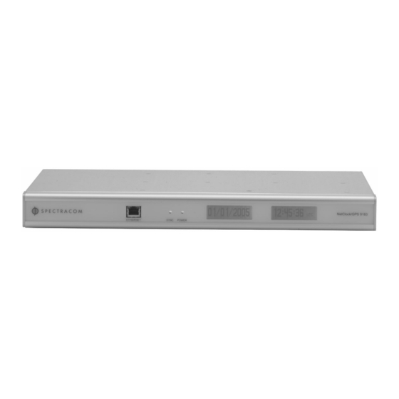 Spectracom 9183 Instruction Manual