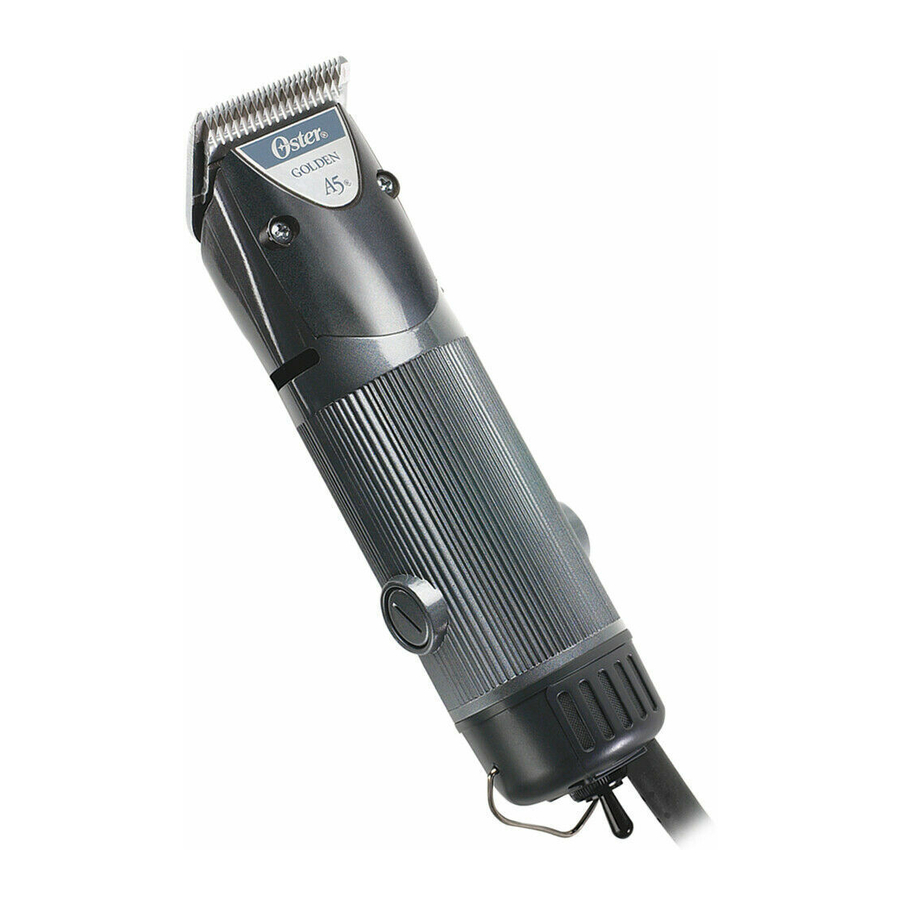 Oster 78005, 76077, 78705 - Rotary Motor Clipper Manual