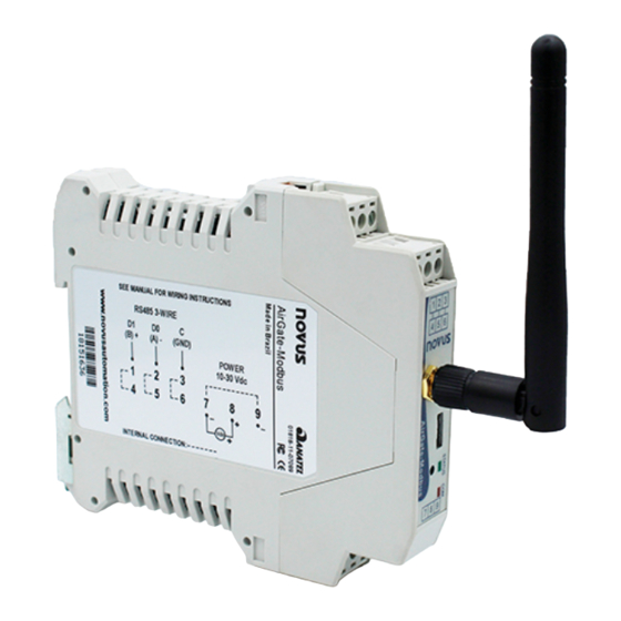 Novus AirGate-Modbus Instruction Manual