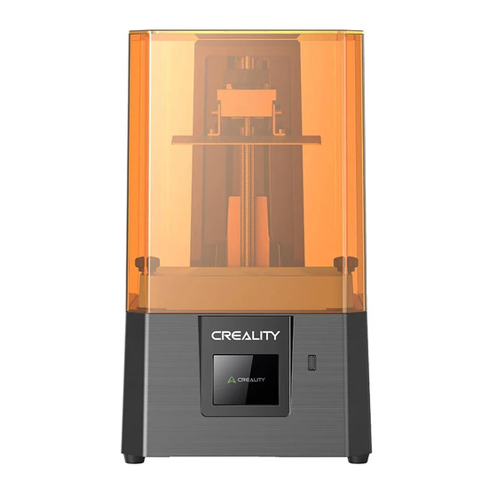 Creality HALOT R6 User Manual