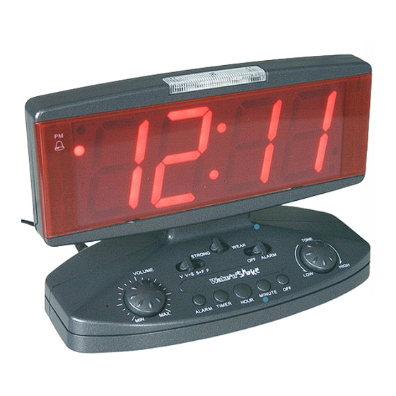 Geemarc Large Display Alarm Clock User Manual