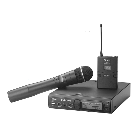 Telex FMR-1000 Specification