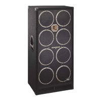Behringer Ultrabass BB810 Technical Specifications