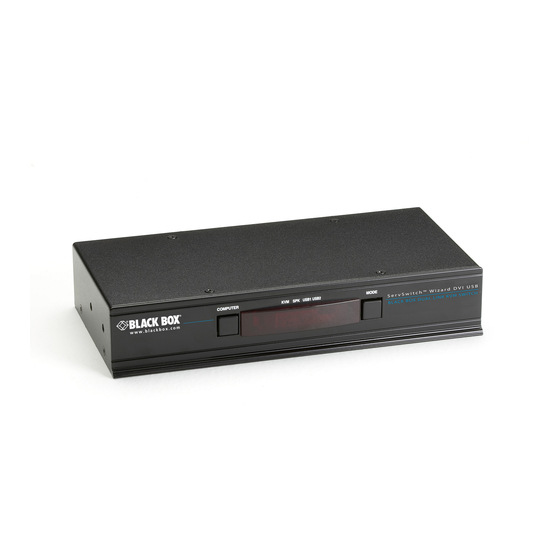 Blackbox KV2004A User Manual