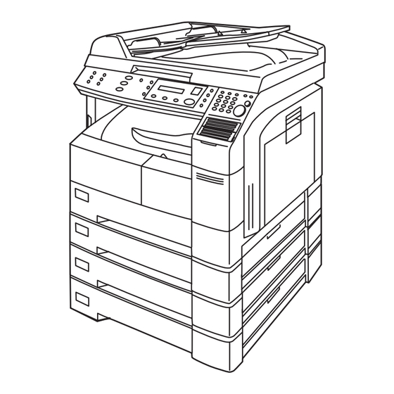 Panasonic DP-1810F Operating Instructions Manual