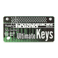 Roland SRX-07 Ultimate Keys Owner's Manual
